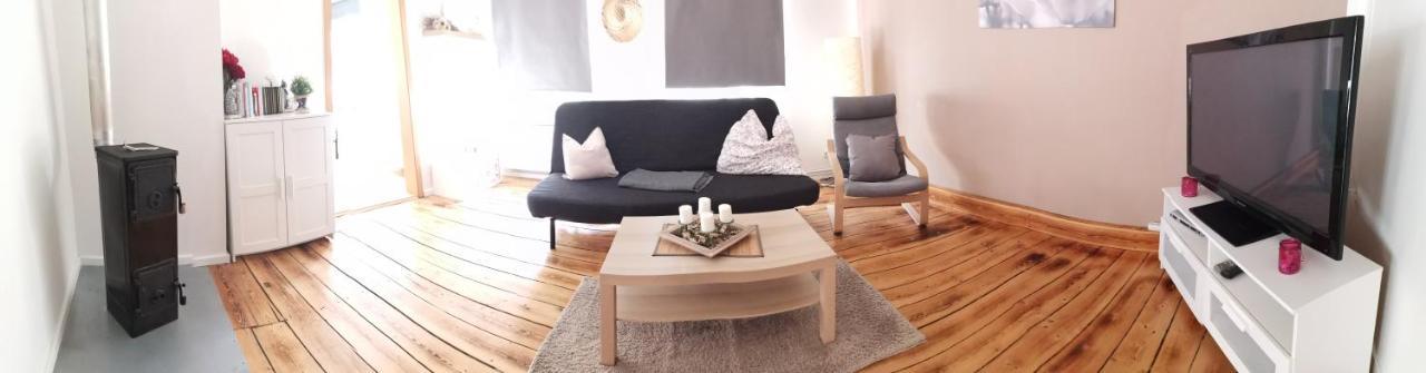 Landidylle Mertensdorf - Ferienwohnung Triglitz Exteriör bild